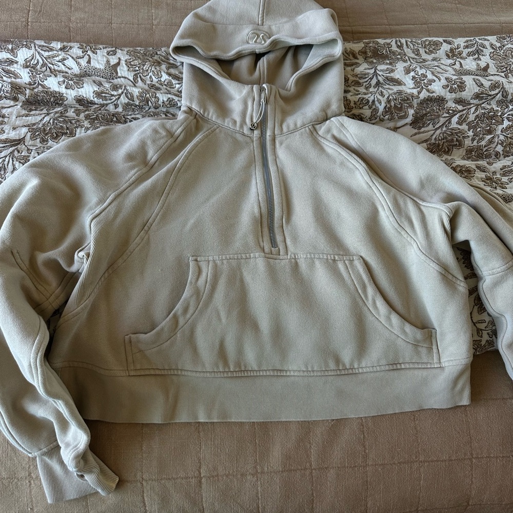 Lululemon scuba oversized half zip hoodie